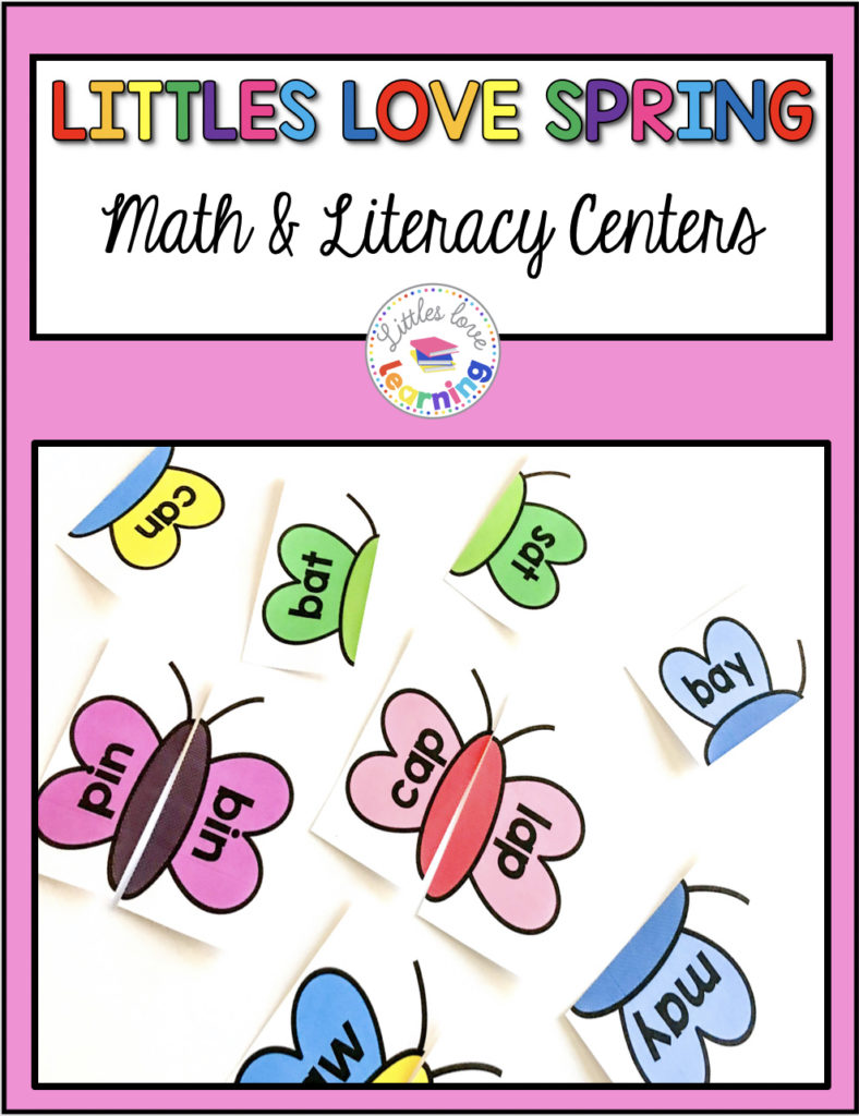 Littles Love Spring: 15 Math & Literacy Centers for Preschool, Pre-K, and Kindergarten 