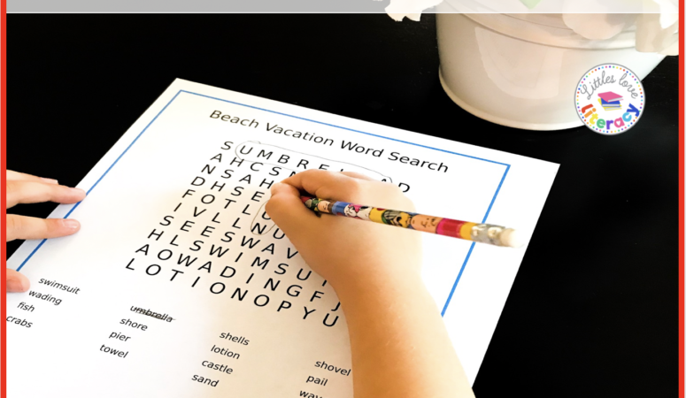 FREE BEACH WORD SEARCH FOR KIDS