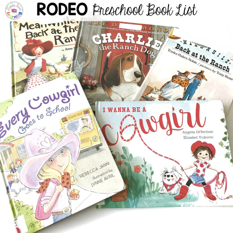 The BEST Preschool Rodeo Books for Your Western Theme!