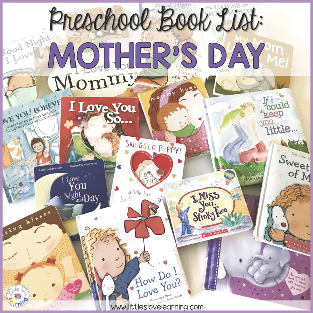 Preschool Book List: Mother's Day. The best books to read on Mother's Day!