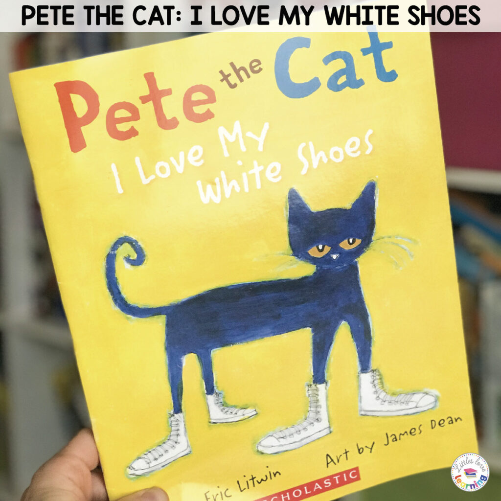Pete the Cat Activities for Preschool, Pre-K, and Kindergarten students inspired by the book. 