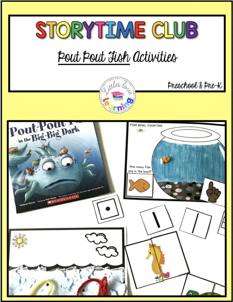 Pout Pout Fish activities for preschool, pre-k, and kindergarten. Click to shop.