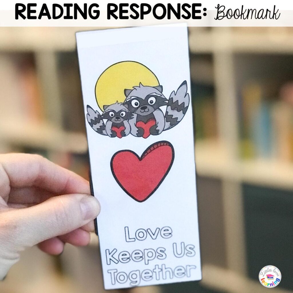 Bookmark inspired by The Kissing Hand by Audrey Penn