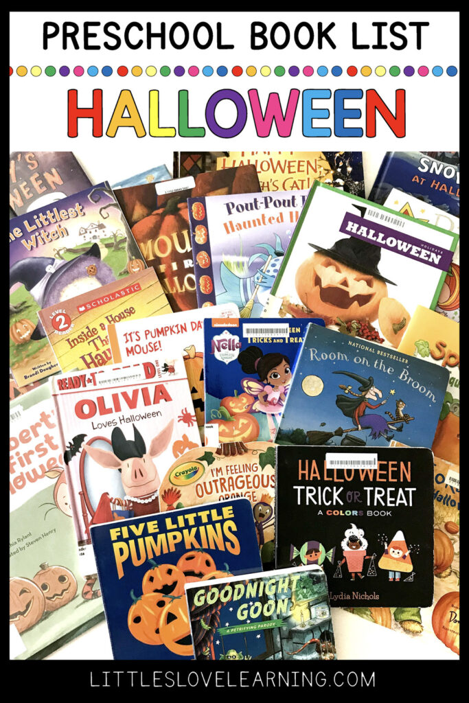 Halloween Books for Preschool and Kindergarten Students. 