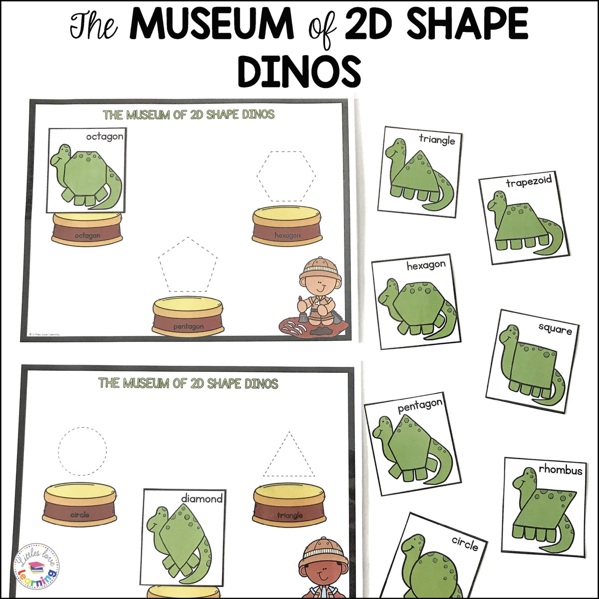 The BEST Dino Activity Pack for Preschool (Math & Literacy Printables)