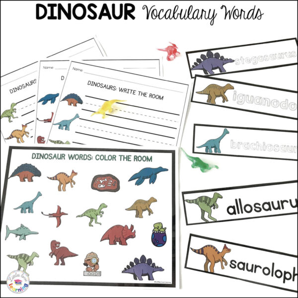 The BEST Dino Activity Pack for Preschool (Math & Literacy Printables)
