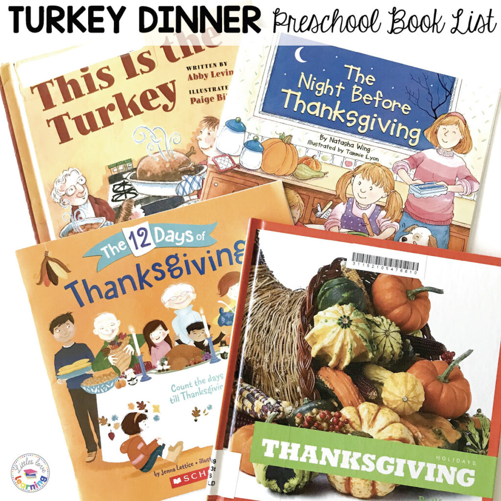 Thanksgiving dinner books for preschool