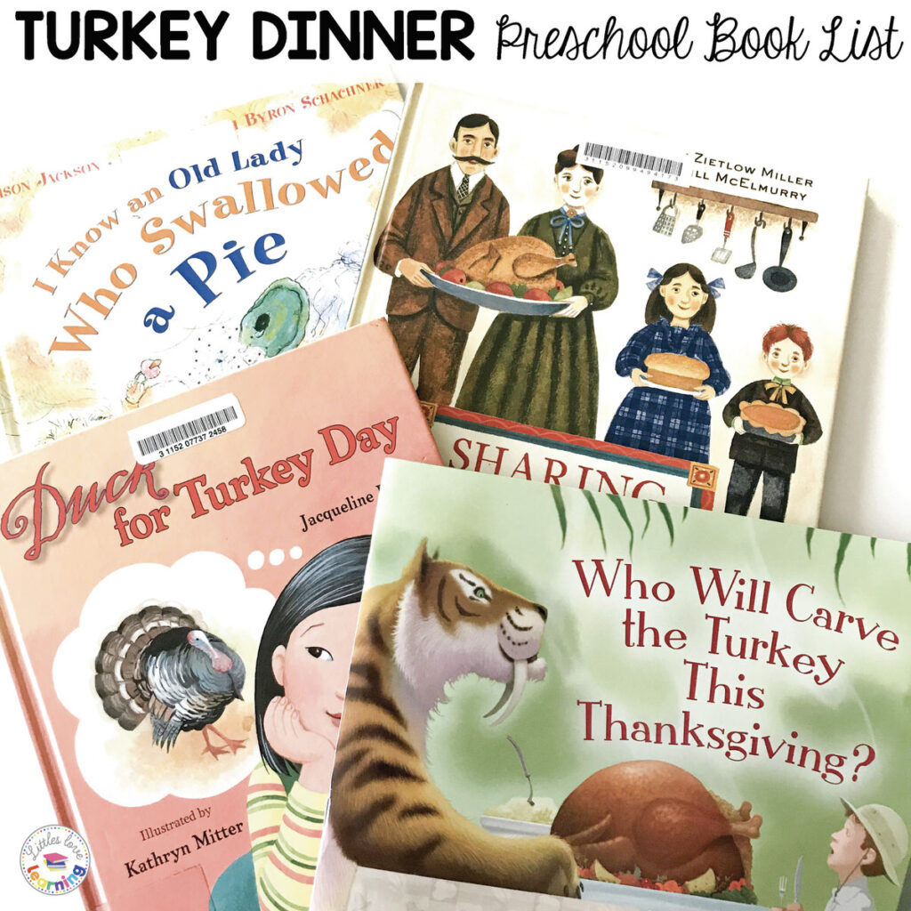 Thanksgiving dinner books for preschool