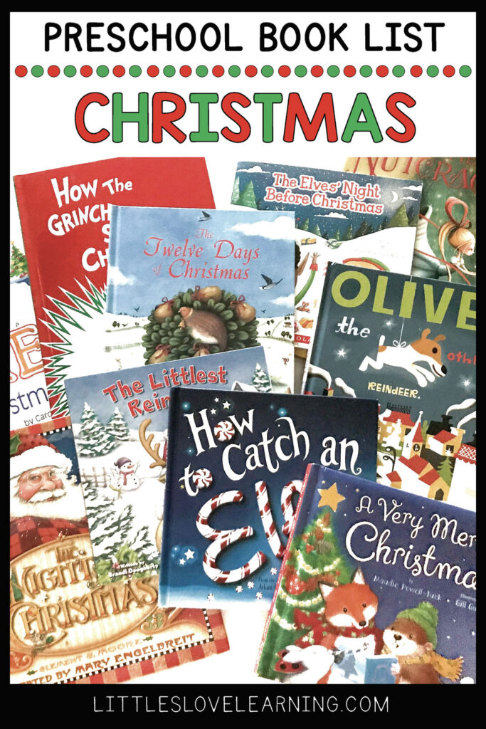 Christmas books for preschool and kindergarten 