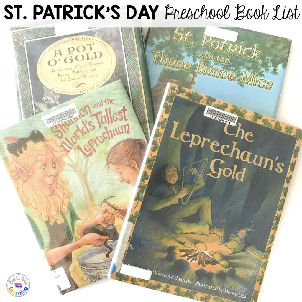St. Patrick's Day books for preschool and pre-k