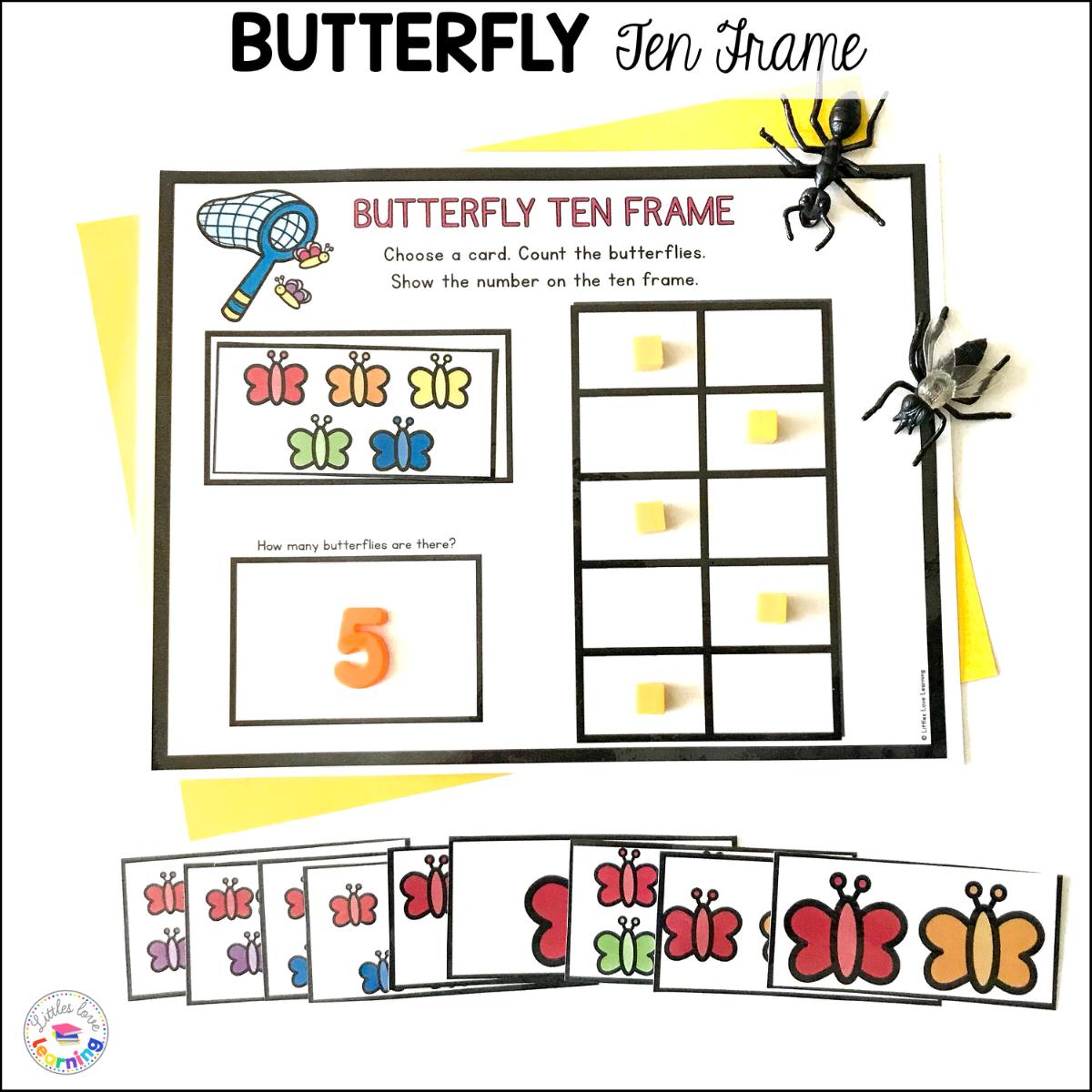 Busy Bugs &amp; Insects Preschool &amp; Pre-K Math &amp; Literacy Printables