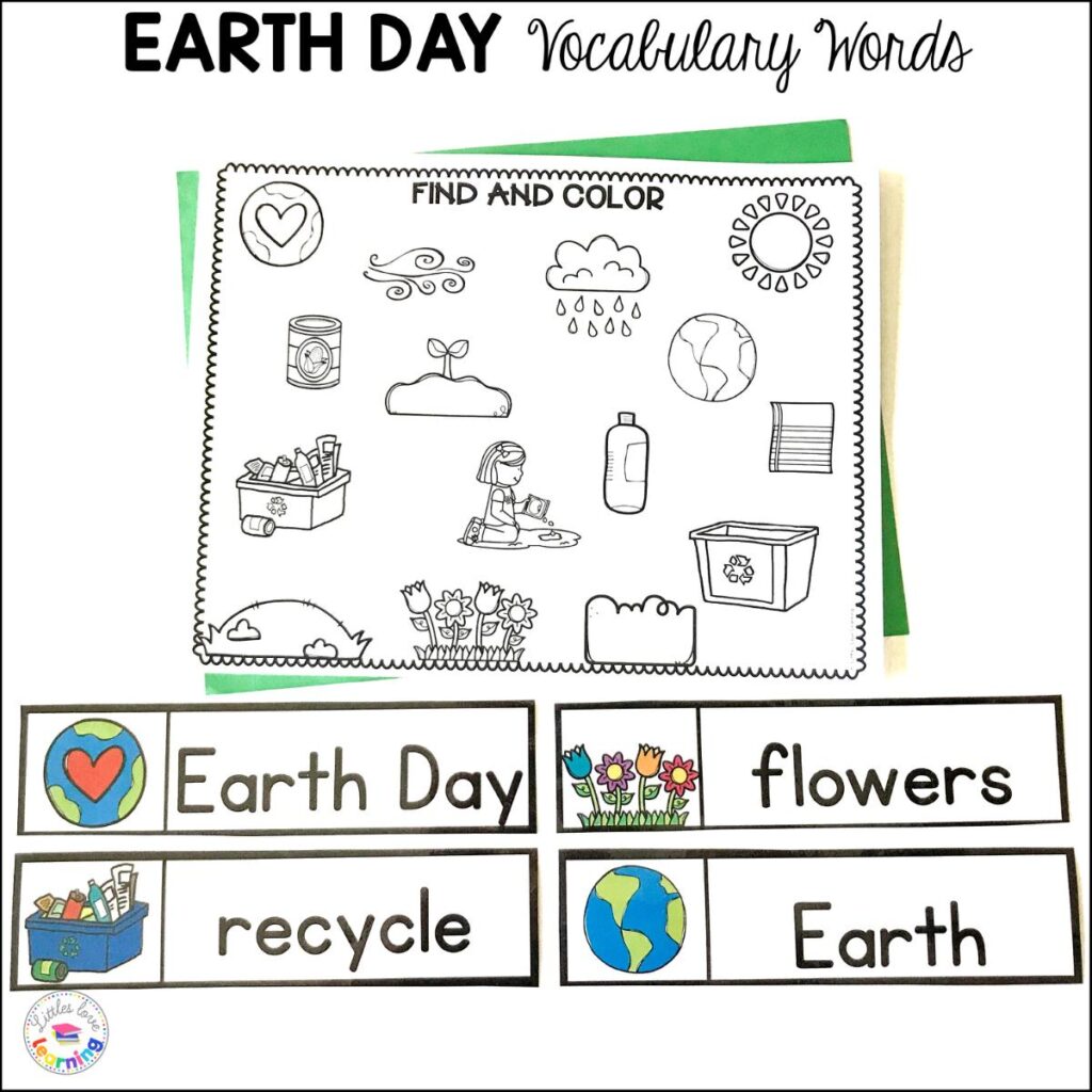 Preschool-Approved Earth Day Printables (Math &amp; Literacy)