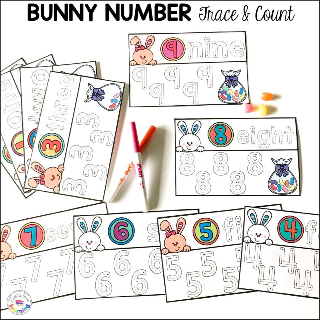 The HOPPIEST Easter Preschool Printables (Math &amp; Literacy)