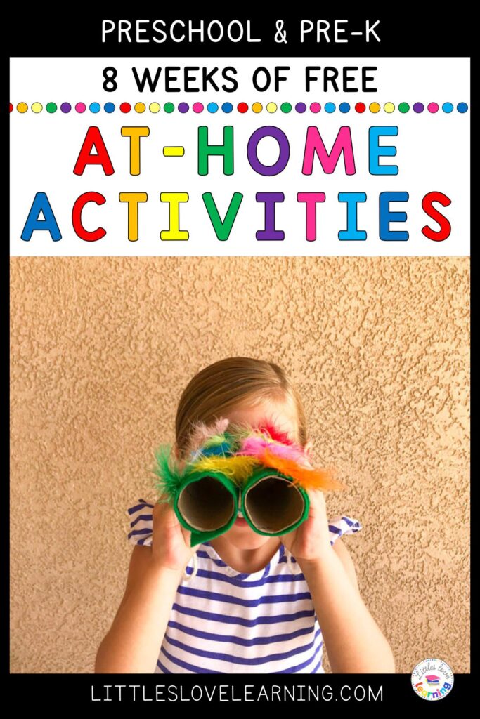20 preschool and pre-k activities to do at home