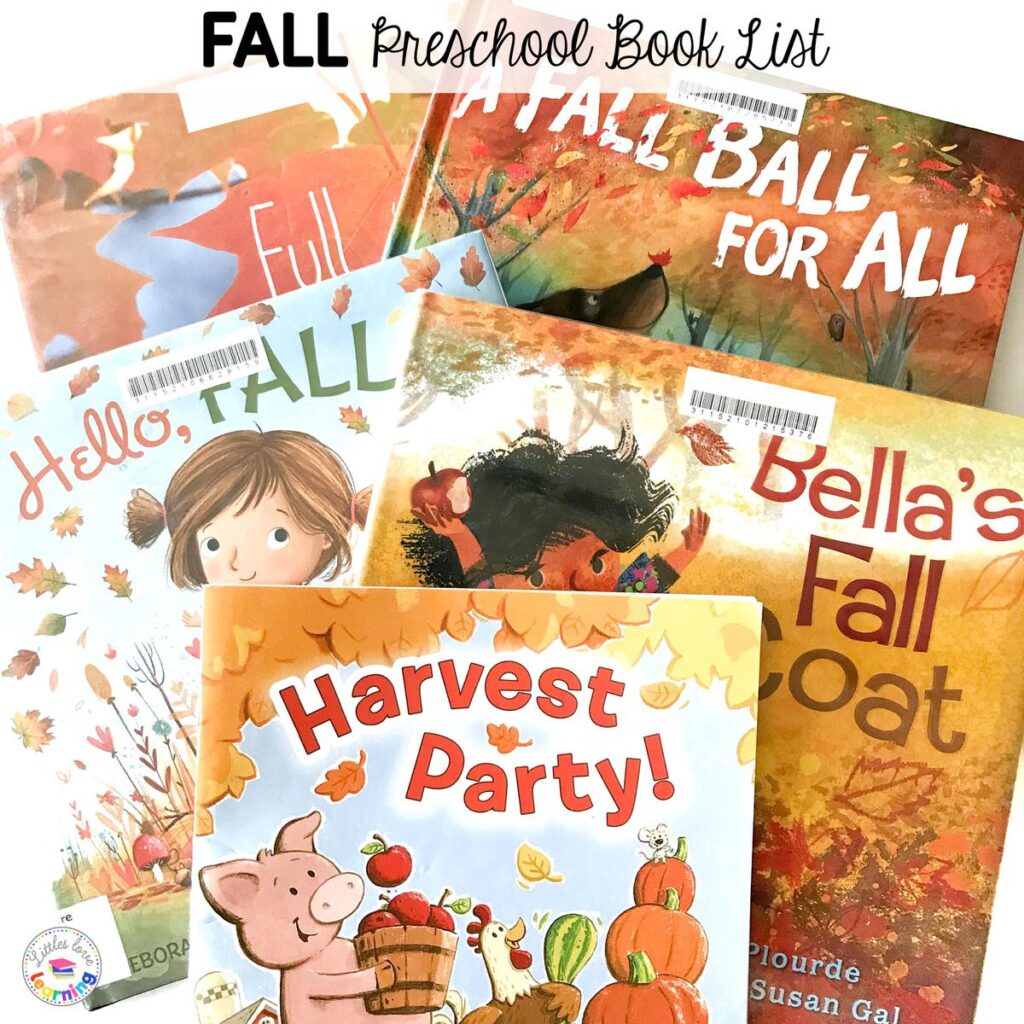 Preschool books for fall