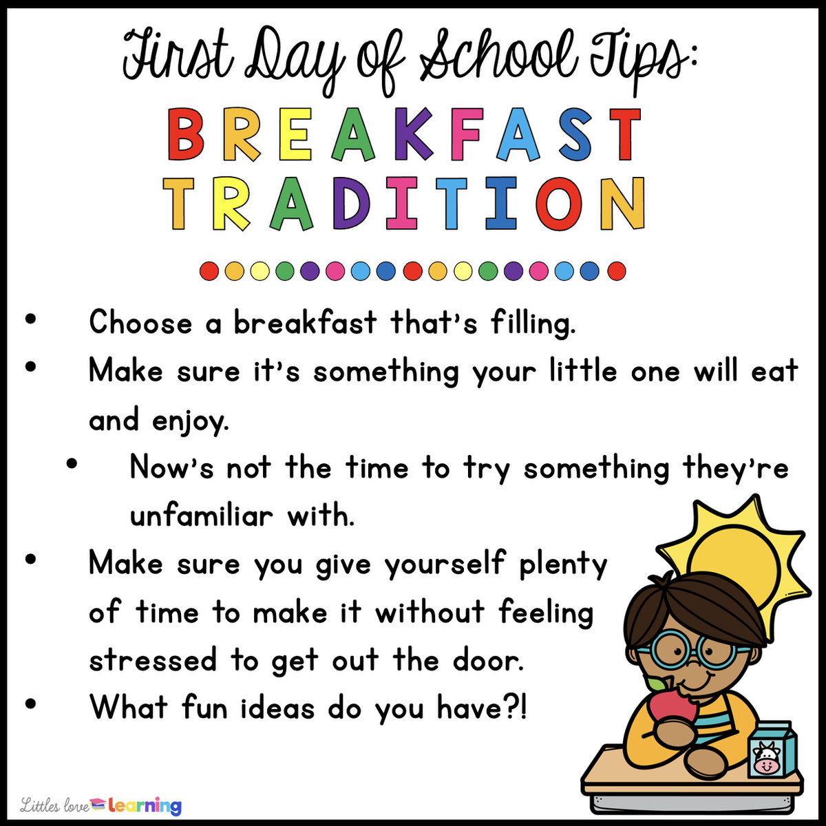 5 Tips EVERY Parent Needs to Know for the First Day of Kindergarten