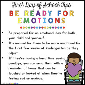 5 Tips EVERY Parent Needs to Know for the First Day of Kindergarten