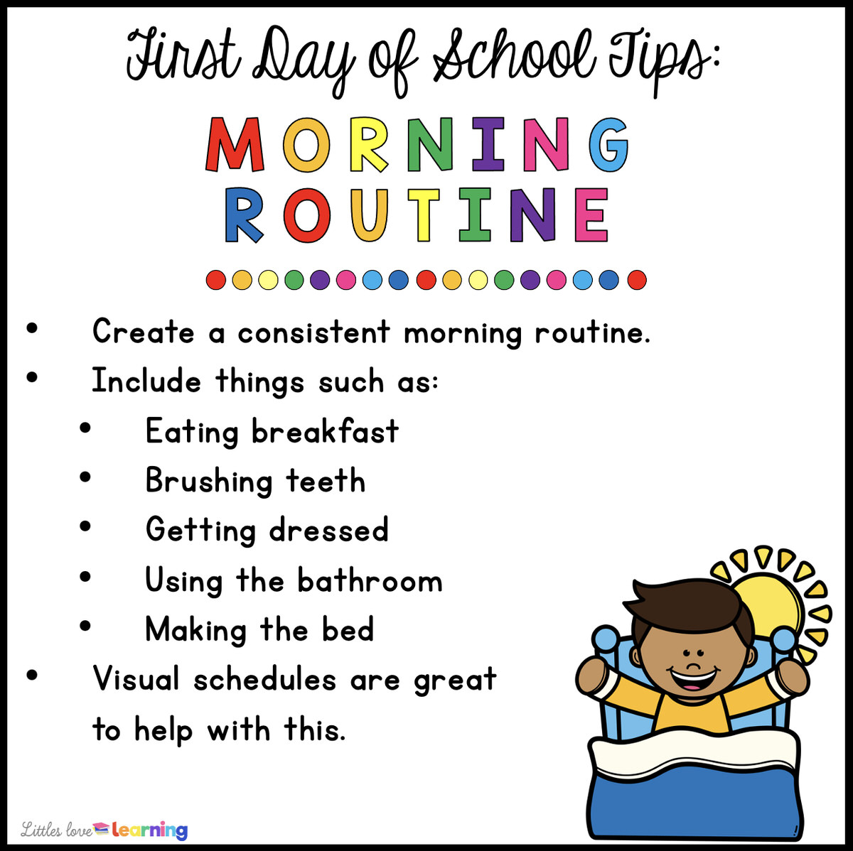 5 Tips EVERY Parent Needs to Know for the First Day of Kindergarten