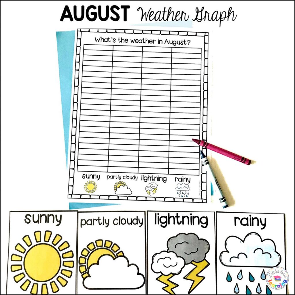 Printable Learning Binder for August (Preschool &amp; Pre-K)
