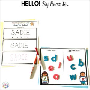 All About Me Preschool &amp; Pre-K Math &amp; Literacy Printables