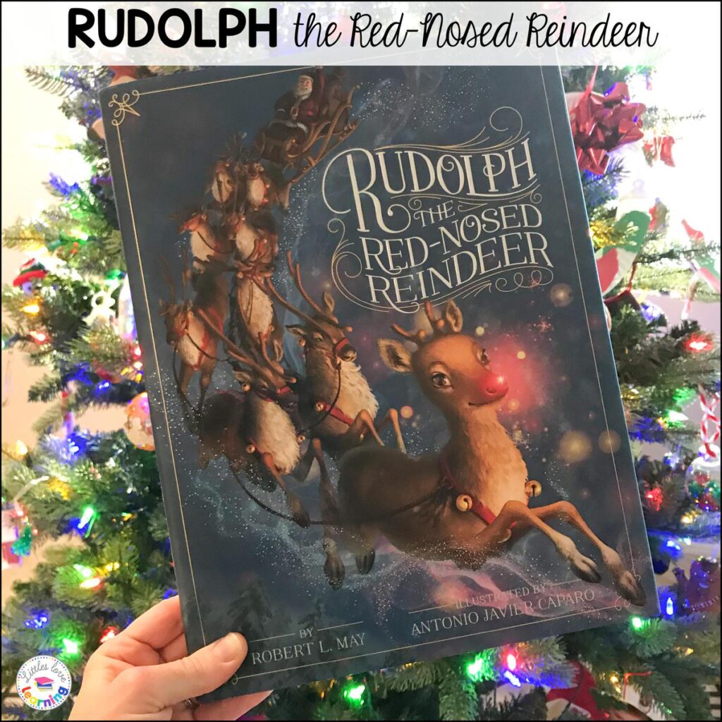 Rudolph the red-nosed reindeer book for preschool, pre-k, kindergarten 