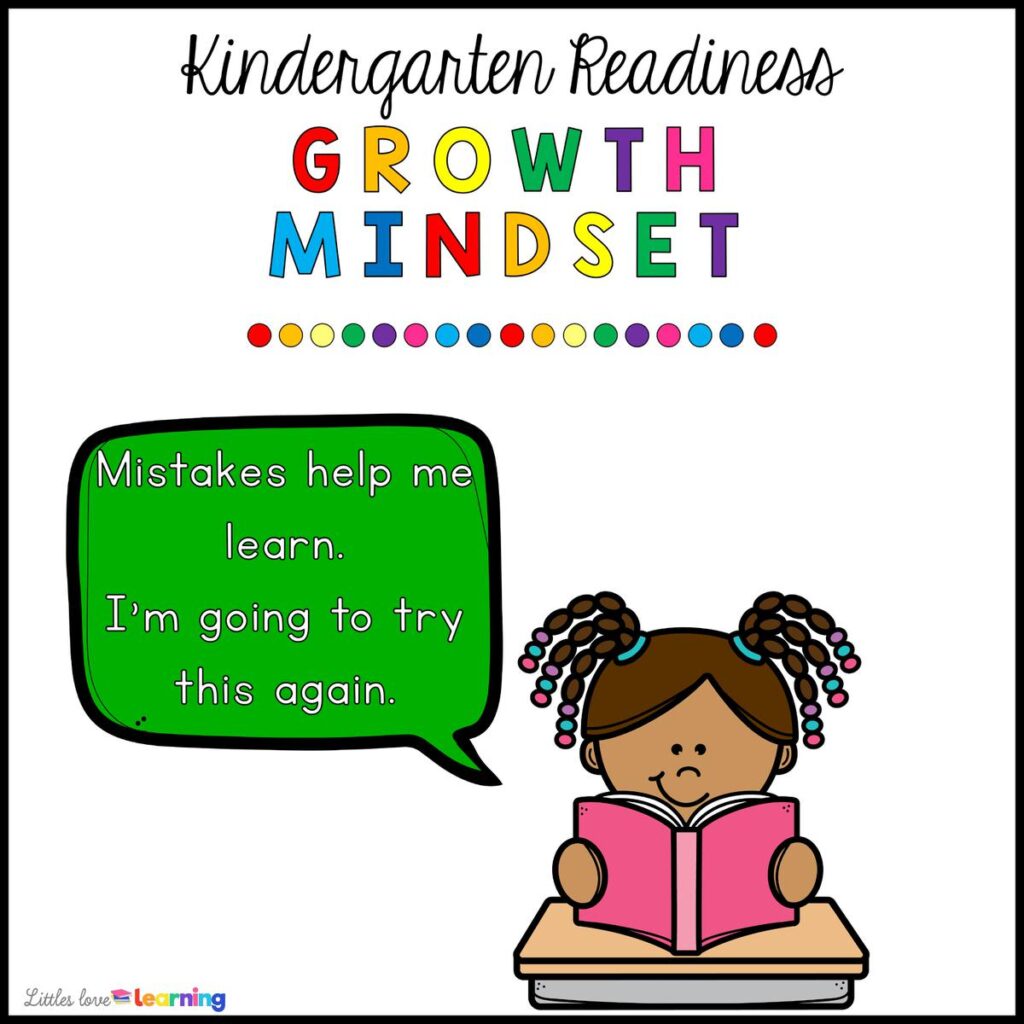 Growth Mindset Tips for Kindergarten Readiness 