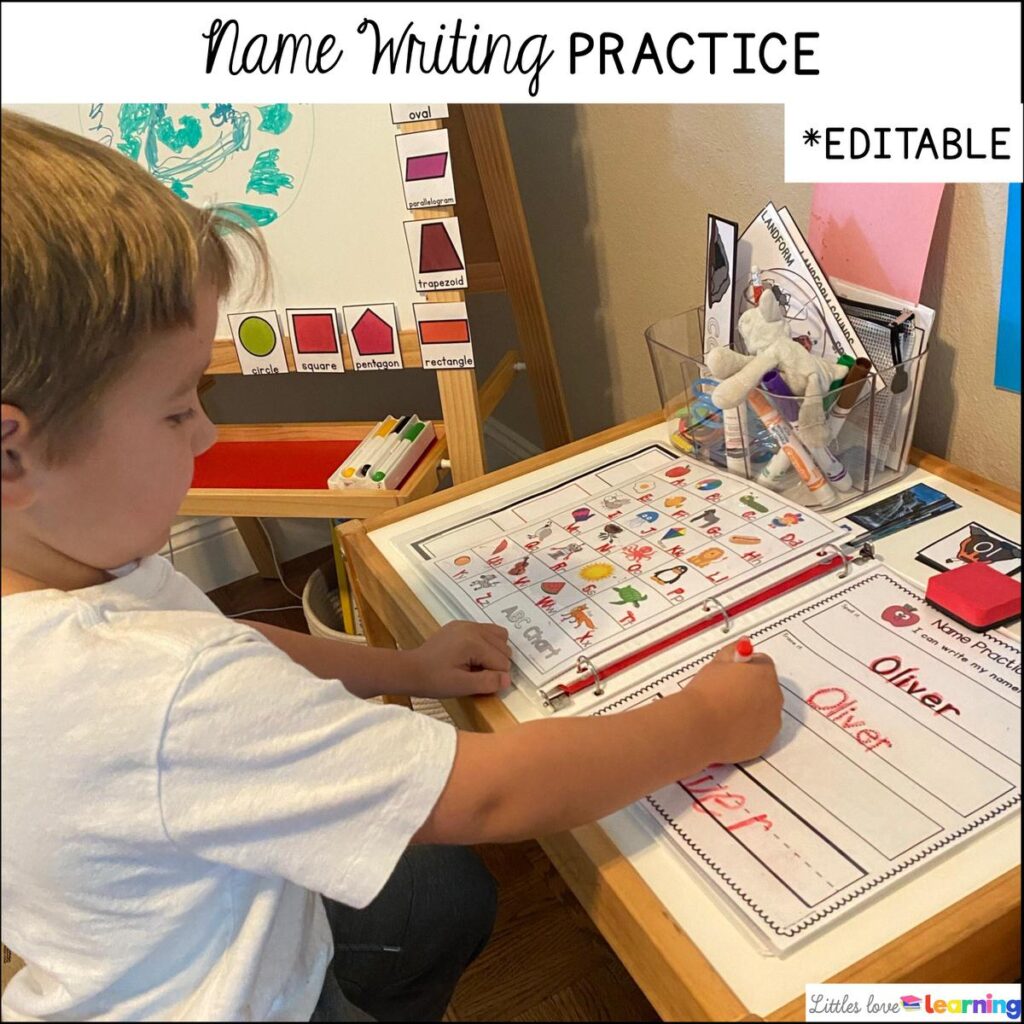 Name Writing Practice