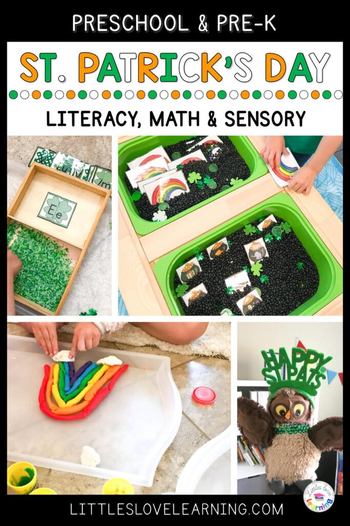 St. Patrick's Day activities for preschool and kindergarten 