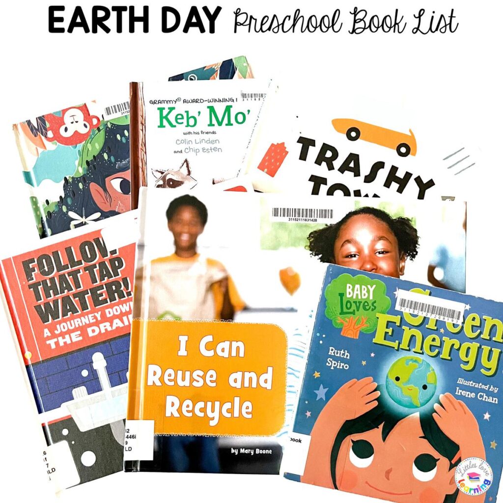 Earth Day books for preschool, pre-k, and kindergarten 