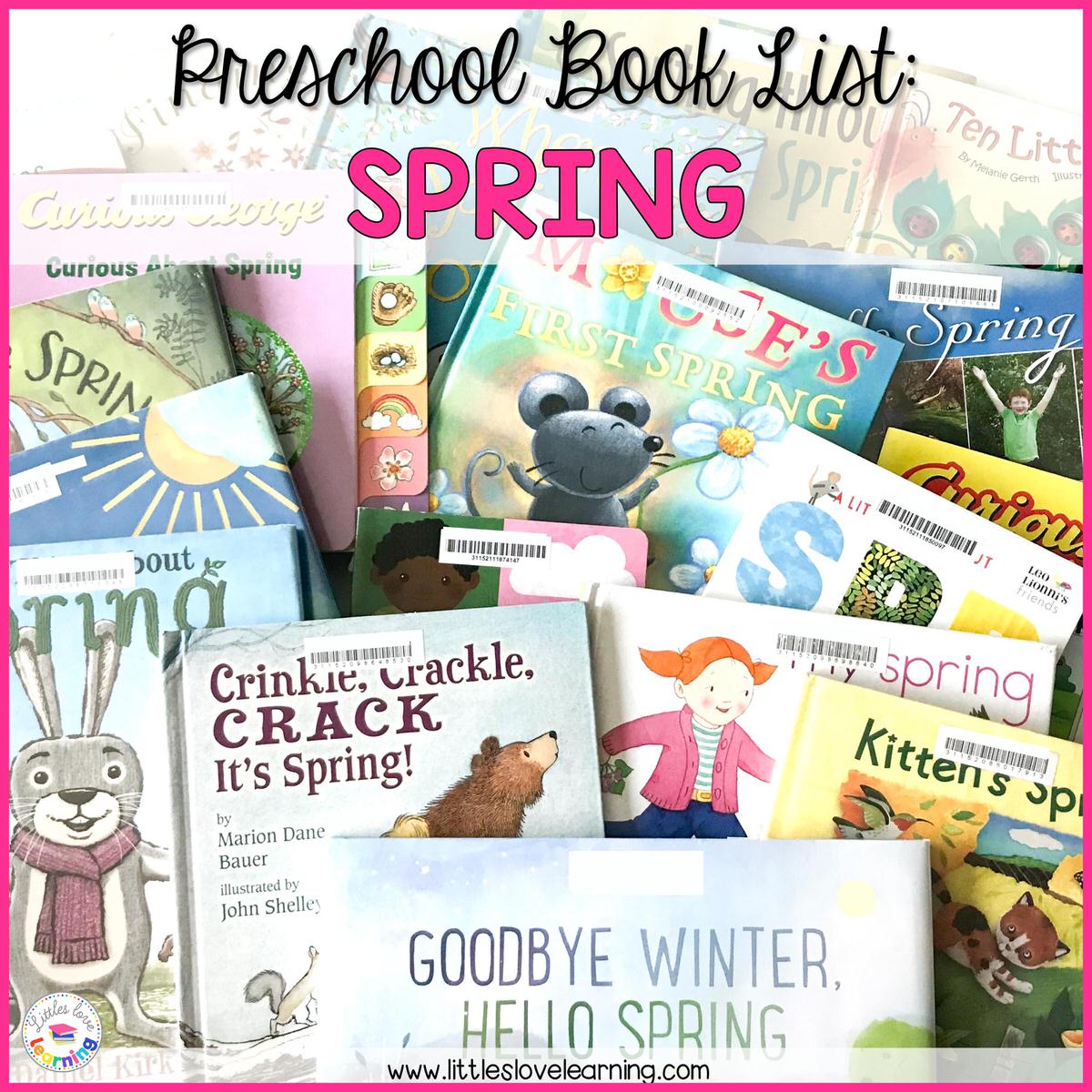 The Ultimate List of Spring Books for Preschool and Pre-K