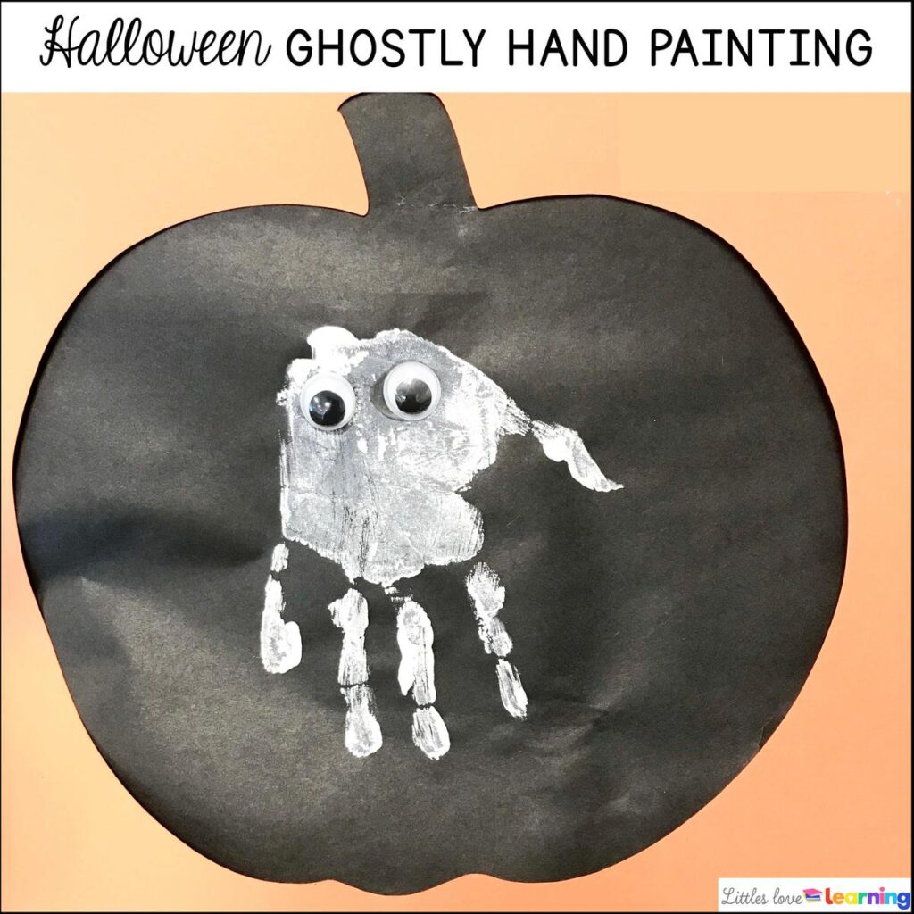 Halloween craft for preschool, pre-k, and kindergarten 