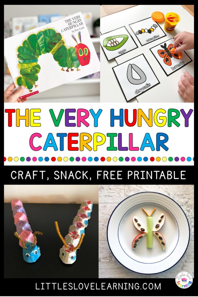 The Very Hungry Caterpillar activities for preschool, pre-k, and kindergarten 