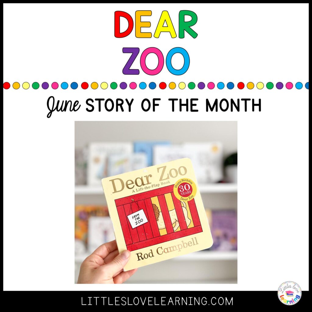 Dear Zoo activities for preschool, pre-k, and kindergarten 