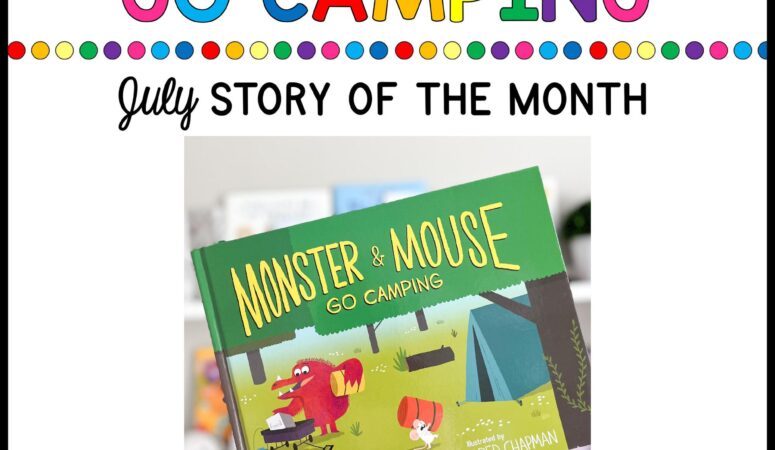 MONSTER AND MOUSE GO CAMPING ACTIVITIES + FREEBIE