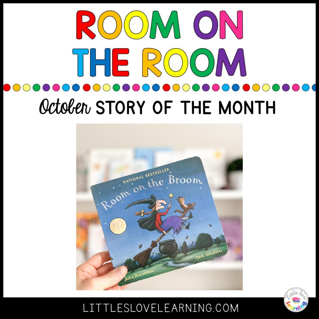 Room on the Broom activities inspired by the book for preschool, pre-k, and kindergarten 
