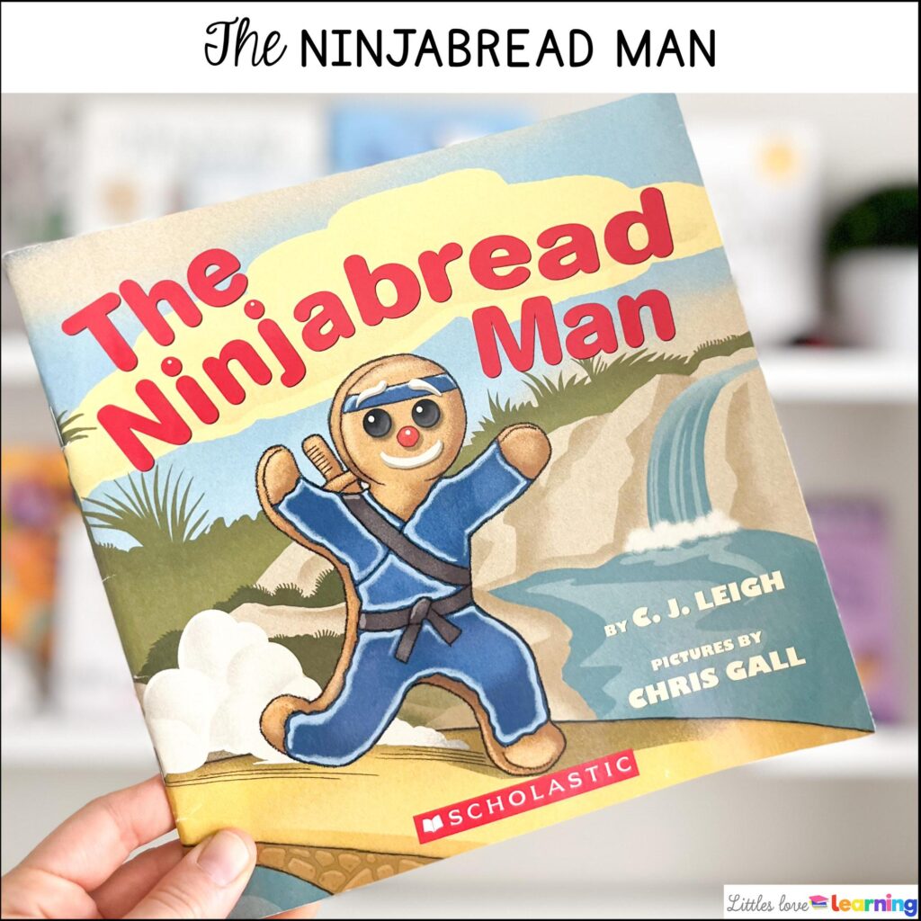 The Ninjabread Man activities inspired by the fairy tale, designed for preschool, pre-k, and kindergarten 