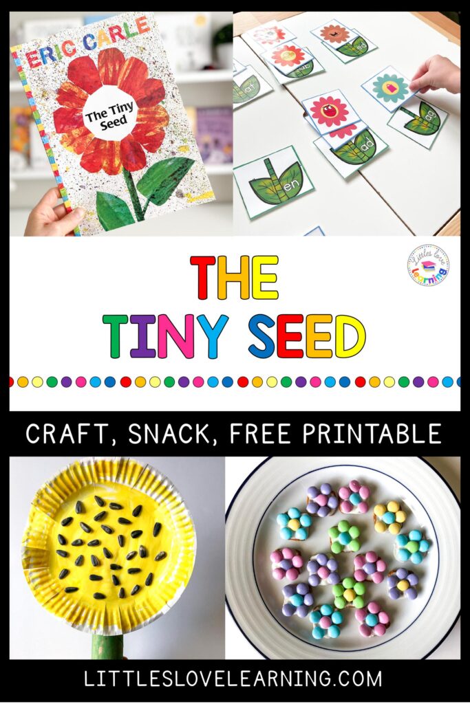The Tiny Seed activities for preschool, pre-k, and kindergarten perfect for your spring lesson plans