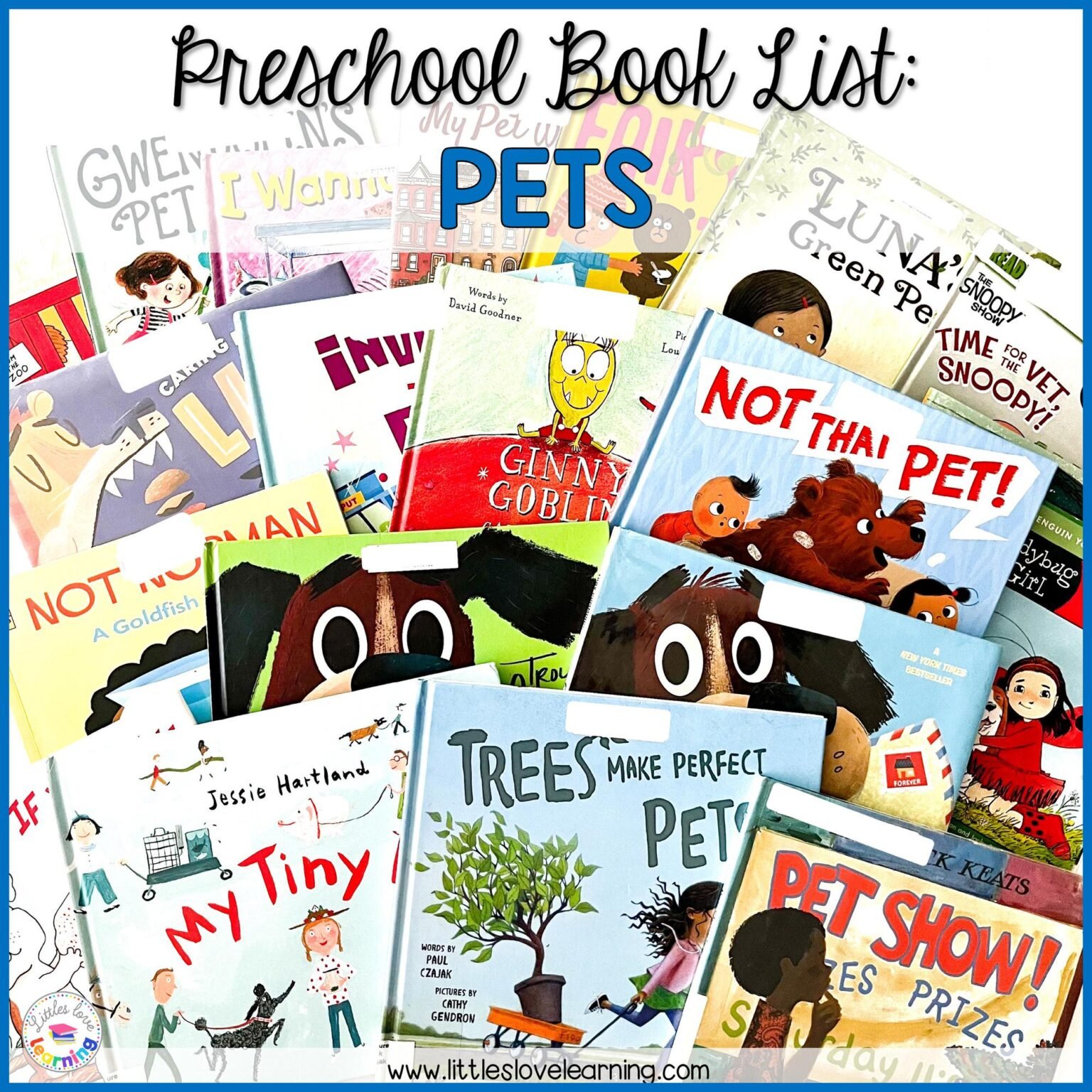 The Cutest Pet Books for Preschool, Pre-K, & Kindergarten