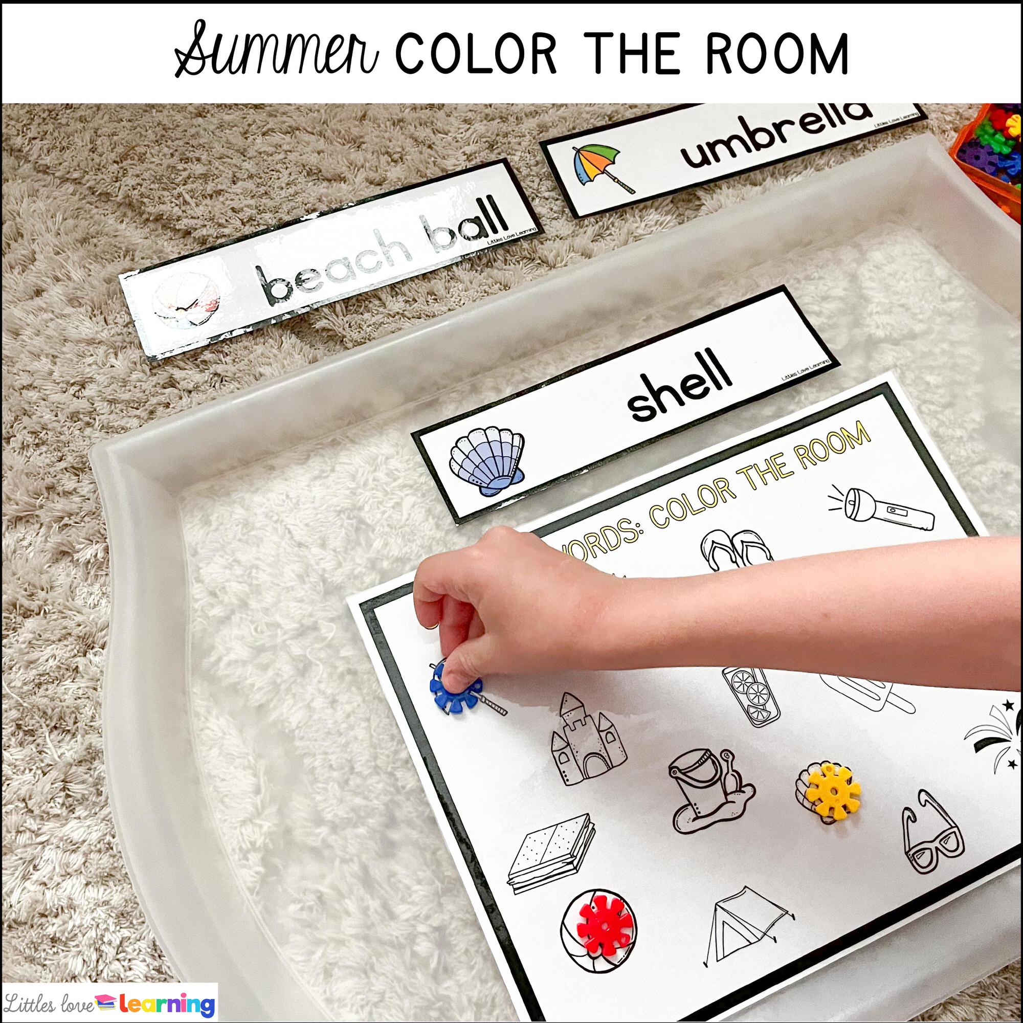 The Sunniest Summer Preschool Activities for Math & Literacy